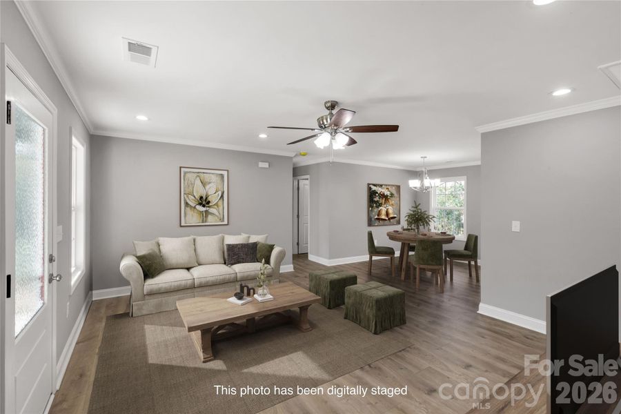 Furnished interior view inside a new home in , Lancaster (Image 8).