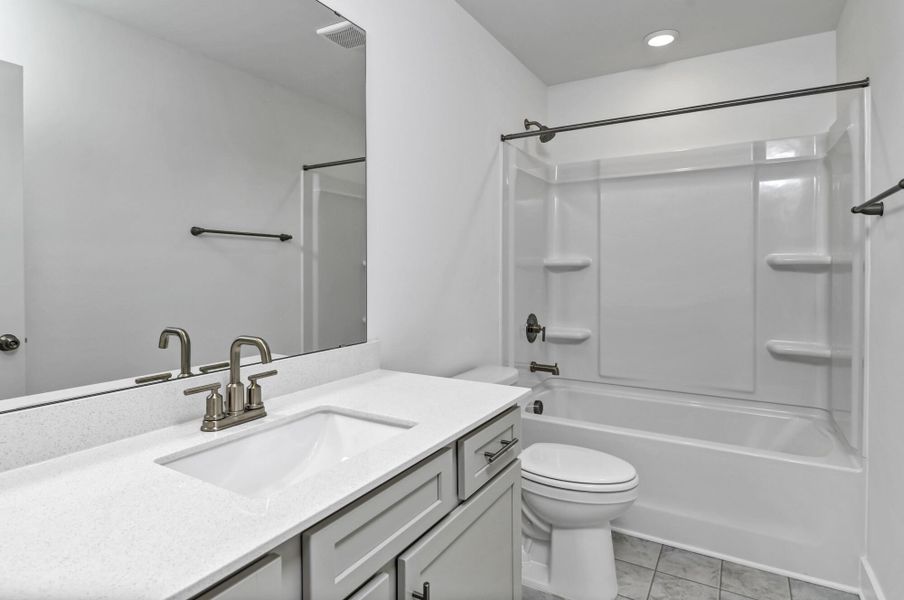 Furnished interior view inside a new home in Lake Carolina Townhomes, Columbia (Image 16).