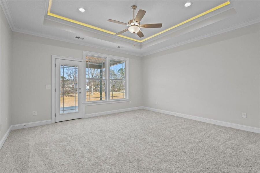 Spacious, unfurnished interior of a new home in Messer Farms, Inman (Image 18).