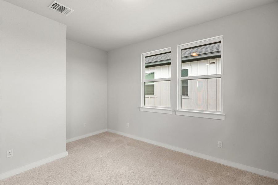 Spacious, unfurnished interior of a new home in Terrace Collection at Heritage, Dripping Springs (Image 30). Spacious, unfurnished interior of a new home in Terrace Collection at Heritage, Dripping Springs (Image 30).