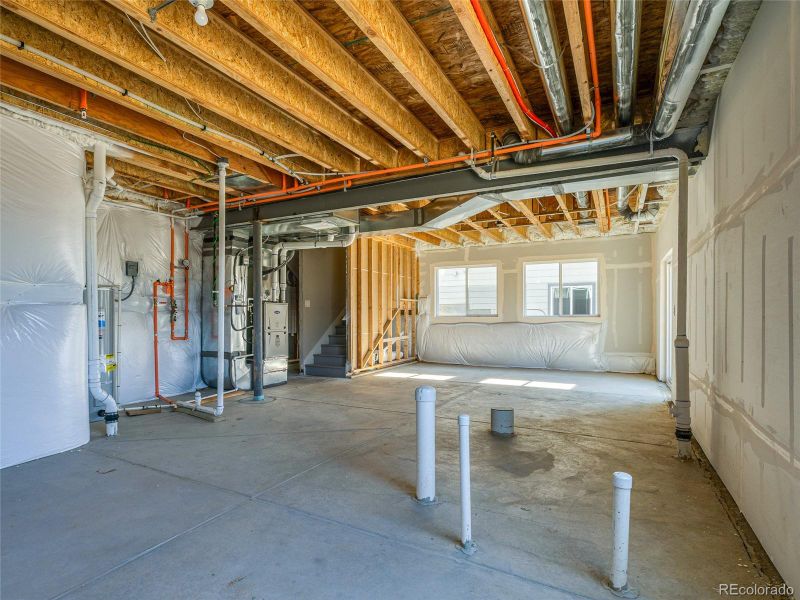 In-progress construction of a new home in Buffalo Highlands: The Flora Collection, Commerce City, CO (Image 36).