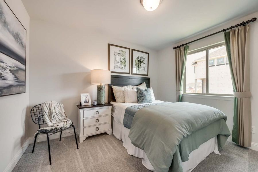 Representative furnished interior of a home built from the Melrose by Pacesetter Homes in Elevon, Lavon (Image 15).