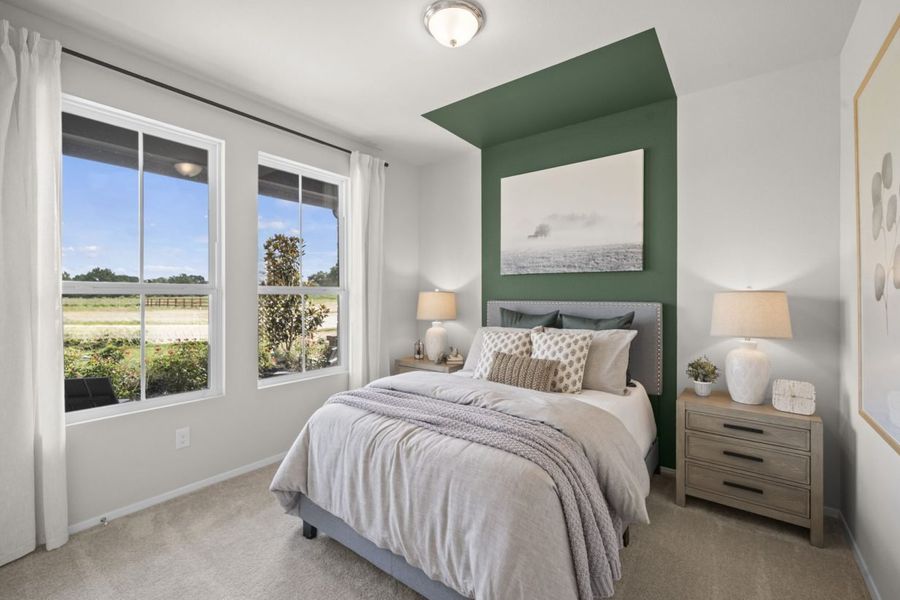 Representative furnished interior of a home built from the Legacy Hills 2460 by Brohn Homes in Legacy Hills, Mico (Image 22).