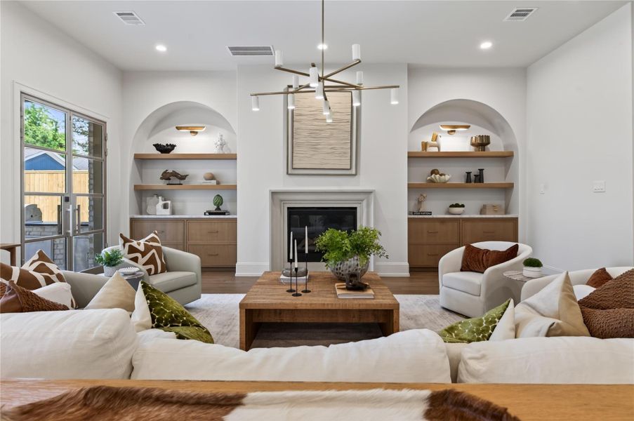 Furnished interior view inside a new home in , Houston (Image 37). Furnished interior view inside a new home in , Houston (Image 37).