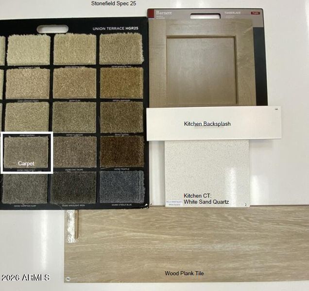 LOT 25 HOME SELECTIONS LOT 25 HOME SELECTIONS