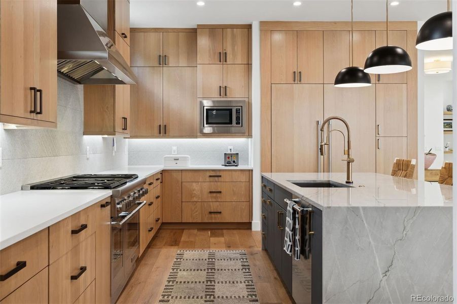 Furnished interior view inside a new home in , Denver (Image 15).