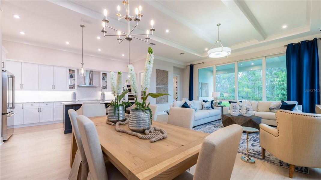 Furnished interior view inside a new home in , Deland (Image 8).