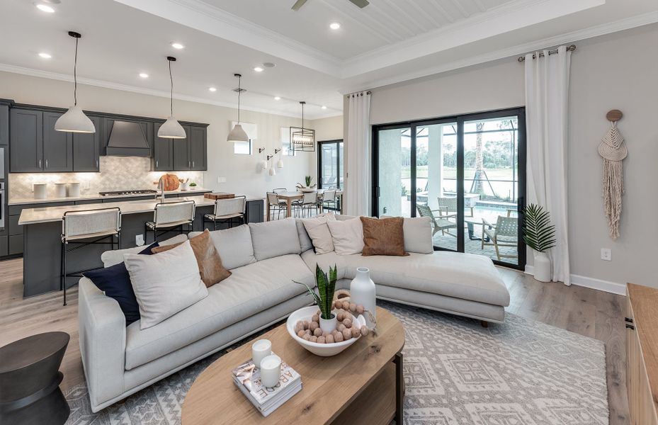 Furnished interior view inside a new home in Terreno, Naples (Image 7).