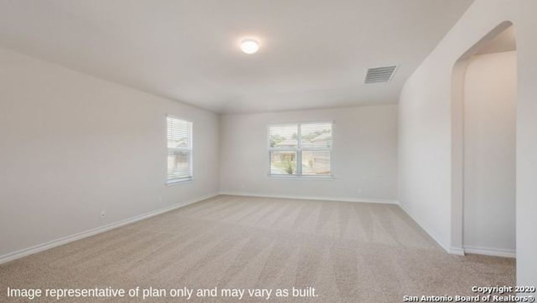 Spacious, unfurnished interior of a new home in Redbird Ranch, San Antonio (Image 20).