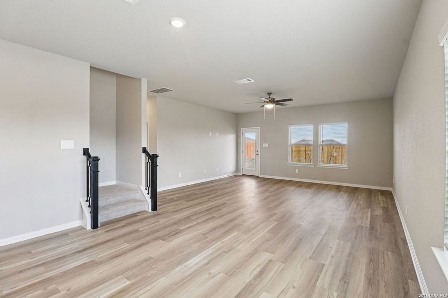 Spacious, unfurnished interior of a new home in Legendary Trails - Premier Series, Cibolo (Image 33).