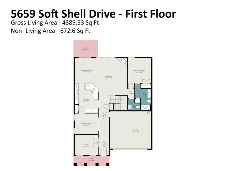 First level, see interactive floorplan on website