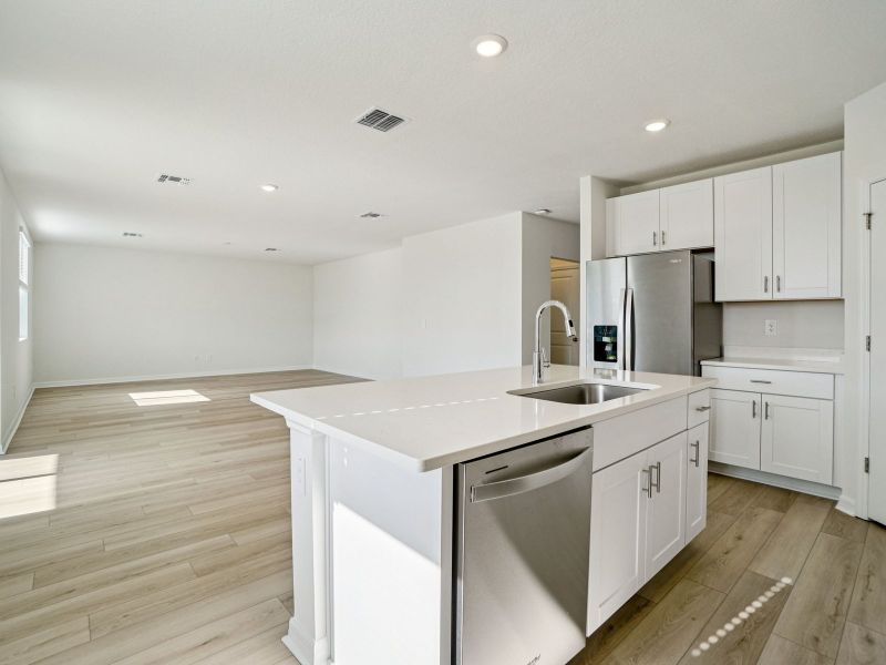 Furnished interior view inside a new home in Two Rivers - Classic Series, Zephyrhills (Image 6).