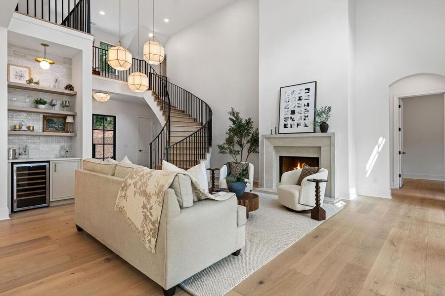 Furnished interior view inside a new home in , Ellijay (Image 67).