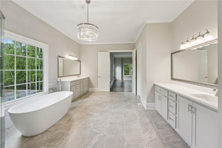 Furnished interior view inside a new home in The Reserve At Governors Towne Club, Acworth (Image 4). Furnished interior view inside a new home in The Reserve At Governors Towne Club, Acworth (Image 4).