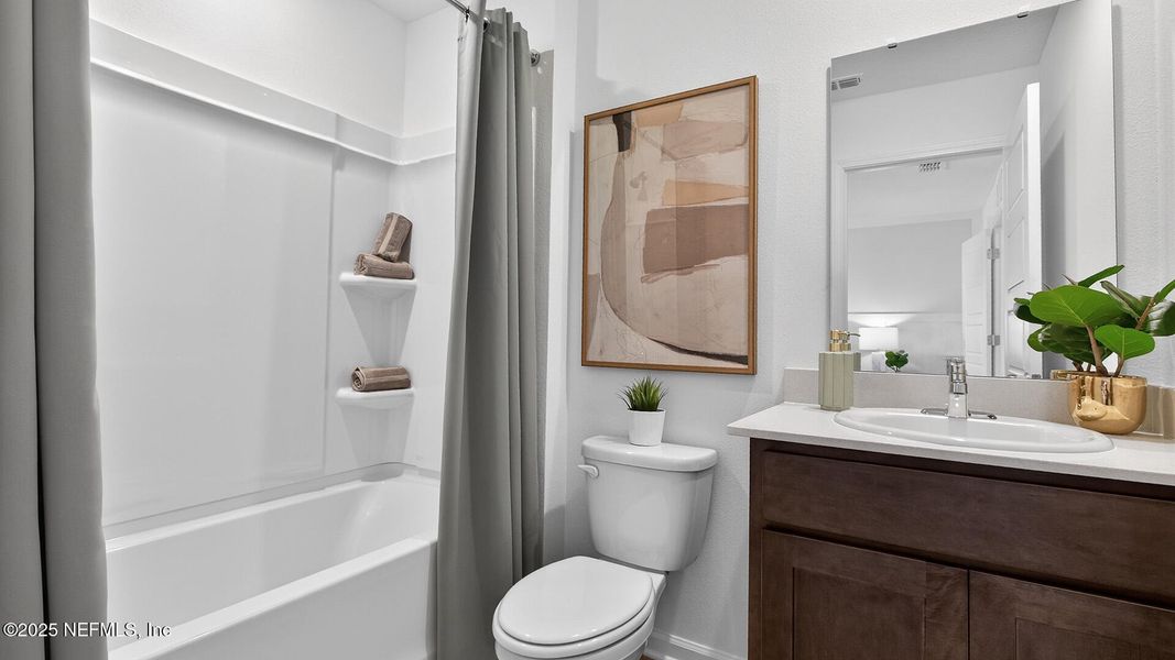 Furnished interior view inside a new home in Liberty Cove, Yulee (Image 10).