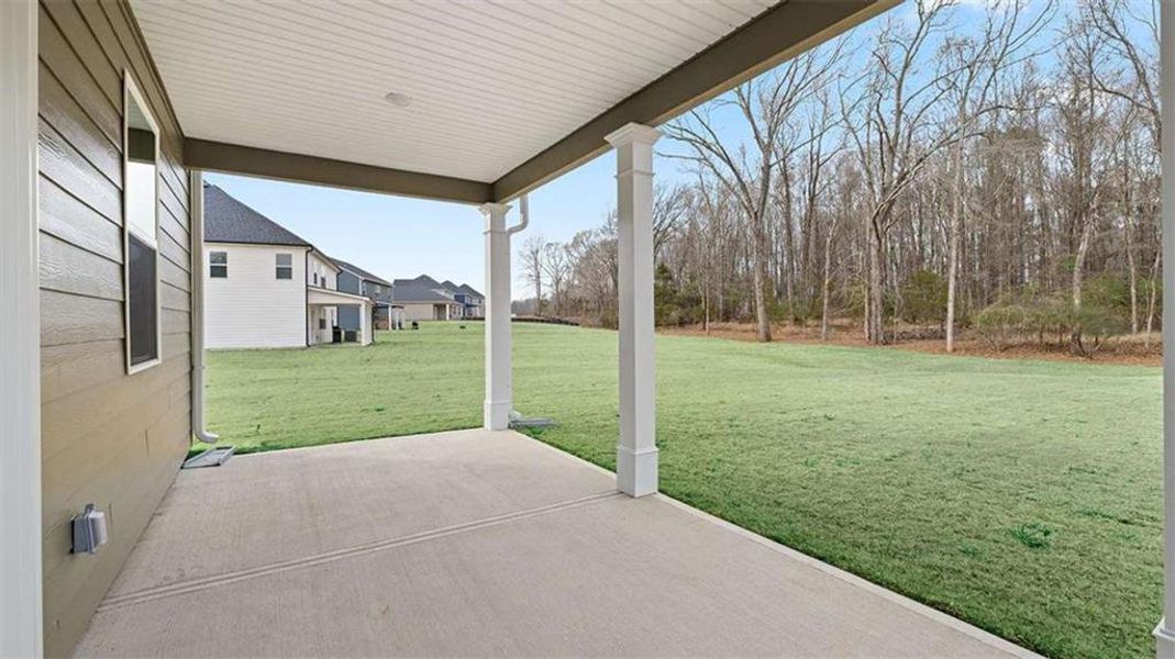 Exterior details and patio area of a home in Jackson Landing, Jefferson (Image 4). Exterior details and patio area of a home in Jackson Landing, Jefferson (Image 4).