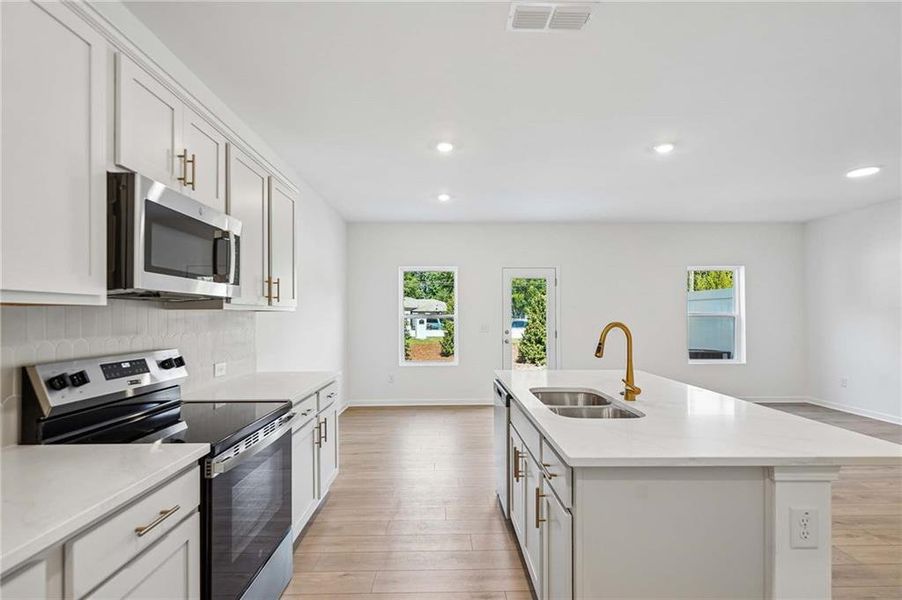 Furnished interior view inside a new home in Leydenview, Mableton (Image 7).