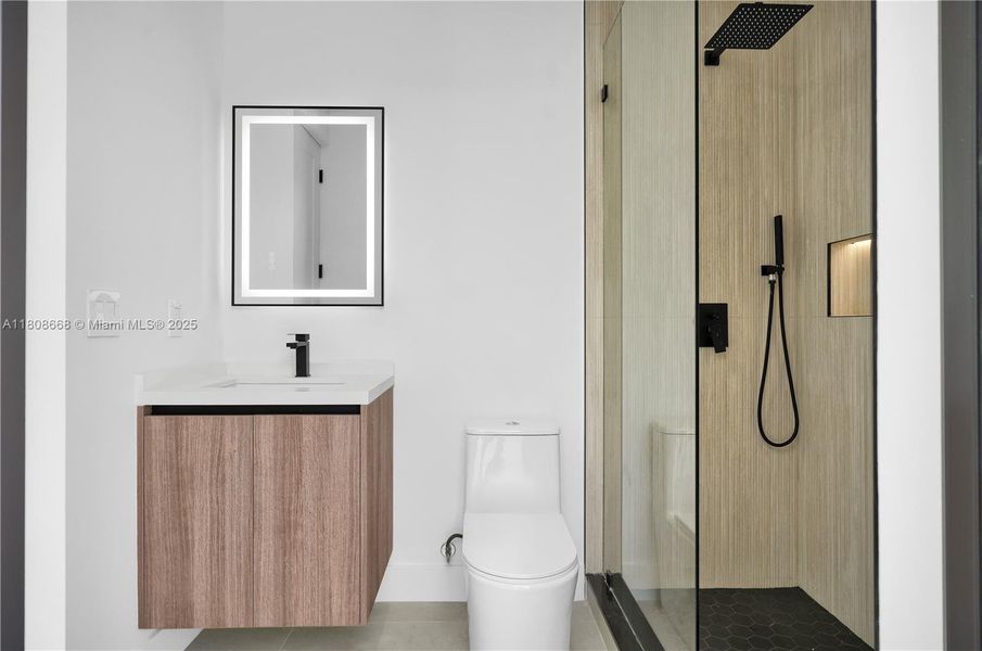 Furnished interior view inside a new home in , Miami (Image 4).