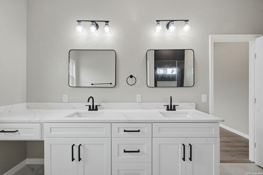 Furnished interior view inside a new home in , Devine (Image 15).