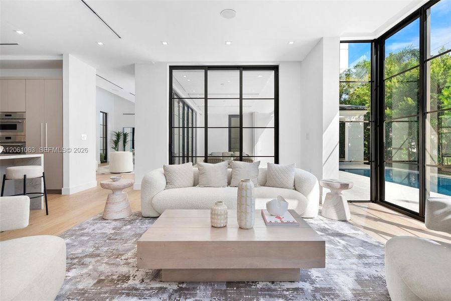 Furnished interior view inside a new home in , Coral Gables (Image 21).