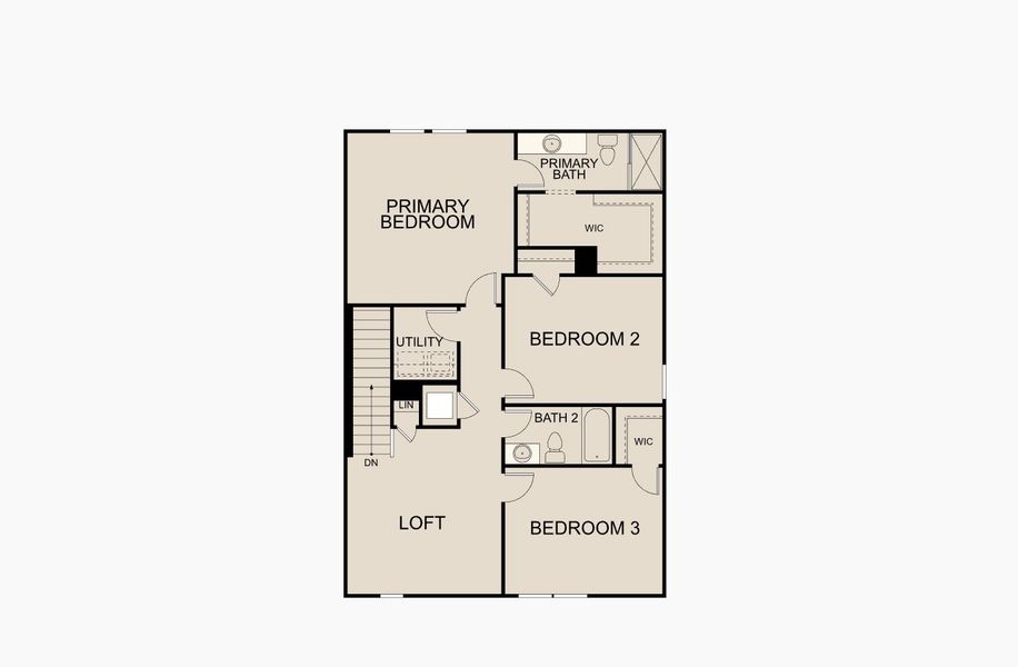 2D floor plan layout for the Voyager by Starlight Homes in Pelham Square, Deland, FL (Image 3). 2D floor plan layout for the Voyager by Starlight Homes in Pelham Square, Deland, FL (Image 3).