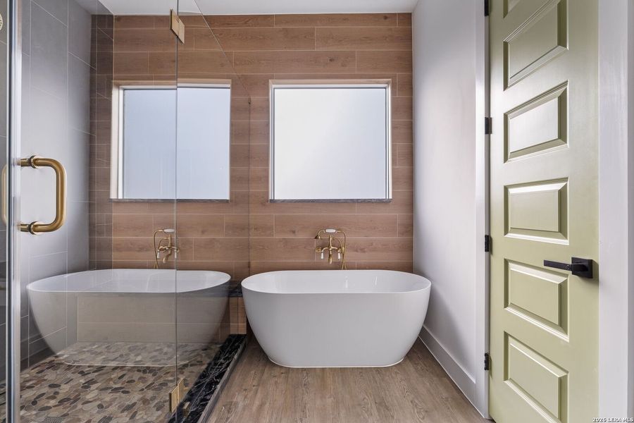 Furnished interior view inside a new home in , Fischer (Image 15).