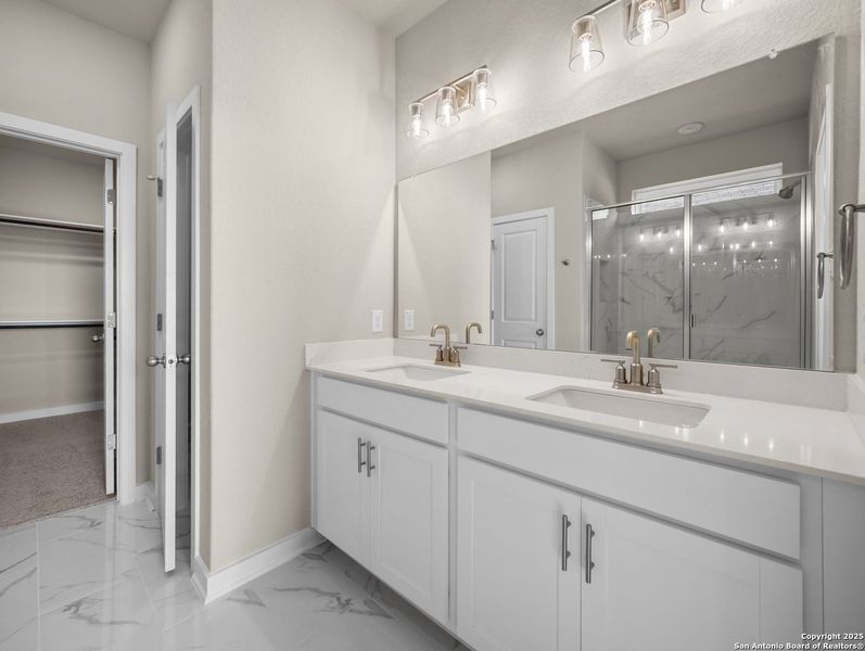 Furnished interior view inside a new home in Morgan Meadows, San Antonio (Image 6).