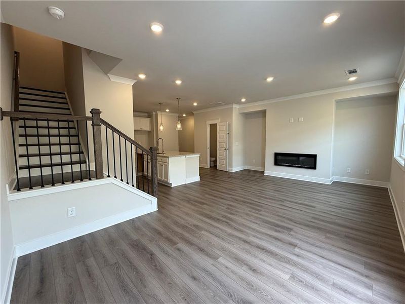 Spacious, unfurnished interior of a new home in The Towns at Auburn Station West, Auburn (Image 12).