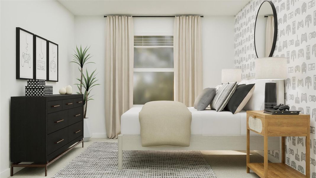 Furnished interior view inside a new home in River Bridge Ranch, San Marcos (Image 5).