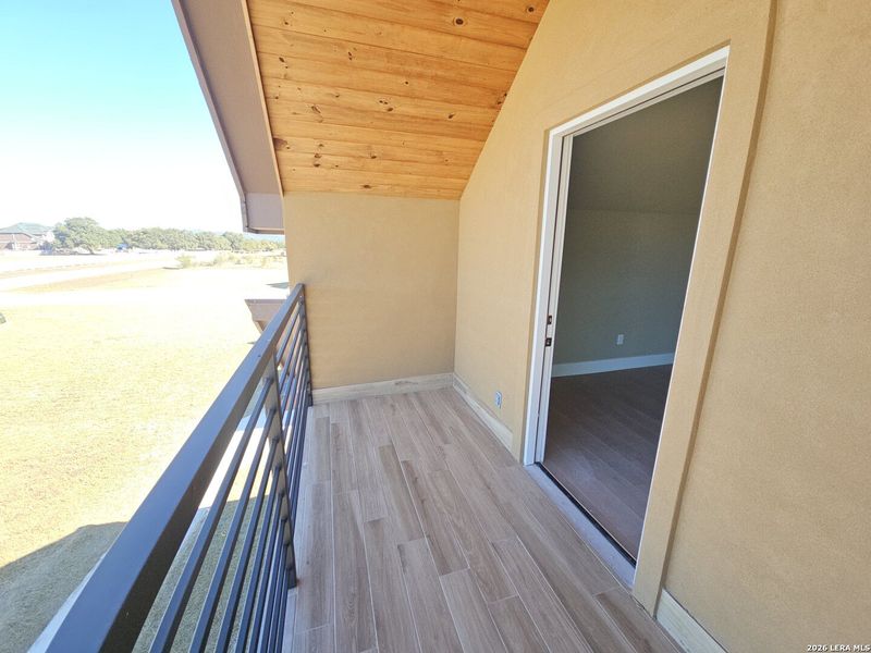 Exterior details and patio area of a home in , Bandera (Image 20).