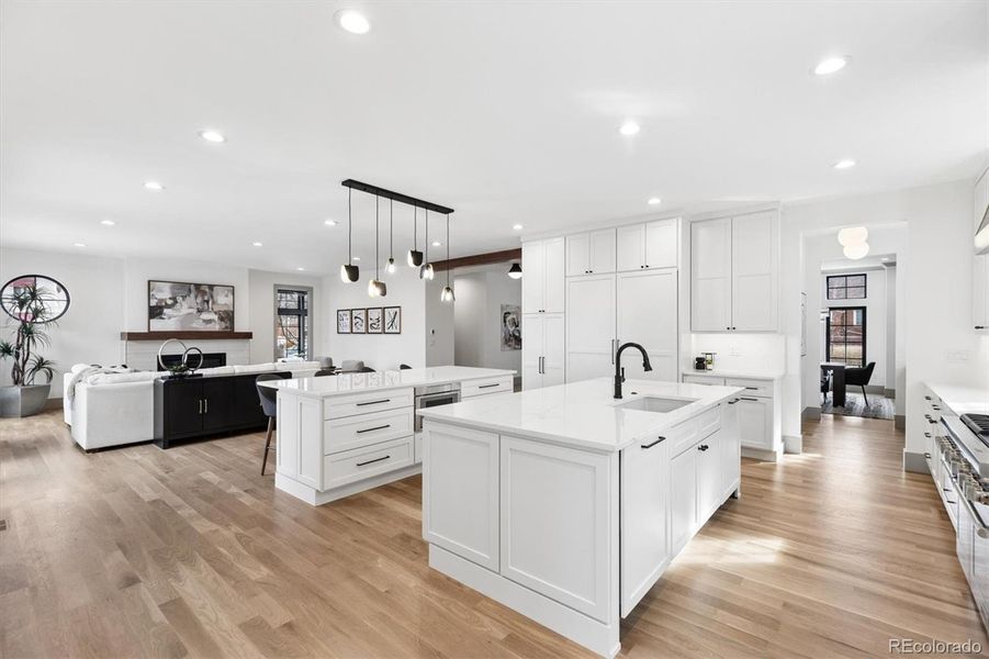 Furnished interior view inside a new home in , Denver (Image 15).