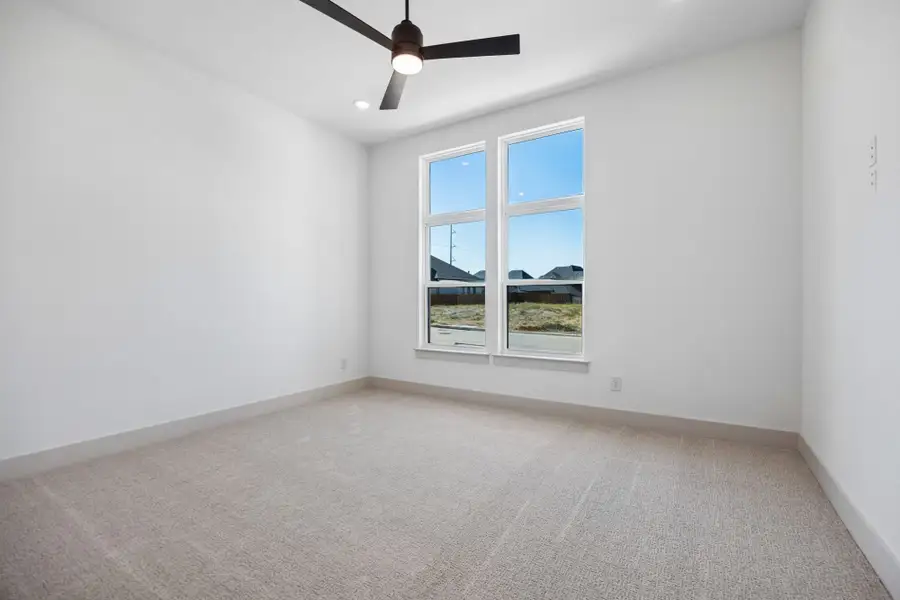 Spacious, unfurnished interior of a new home in The Parks at Wilson Creek, Celina (Image 46). Spacious, unfurnished interior of a new home in The Parks at Wilson Creek, Celina (Image 46).