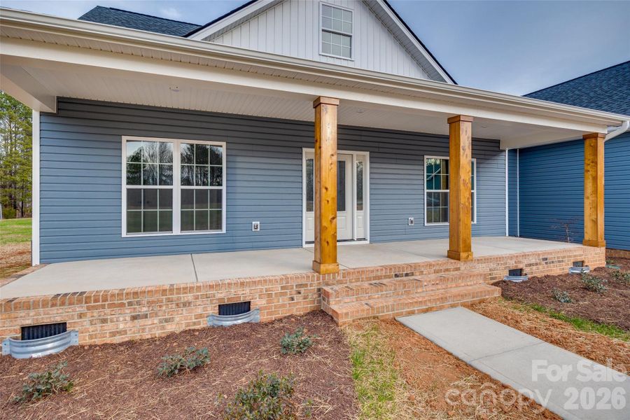 Exterior details and patio area of a home in , Fort Lawn (Image 3). Exterior details and patio area of a home in , Fort Lawn (Image 3).
