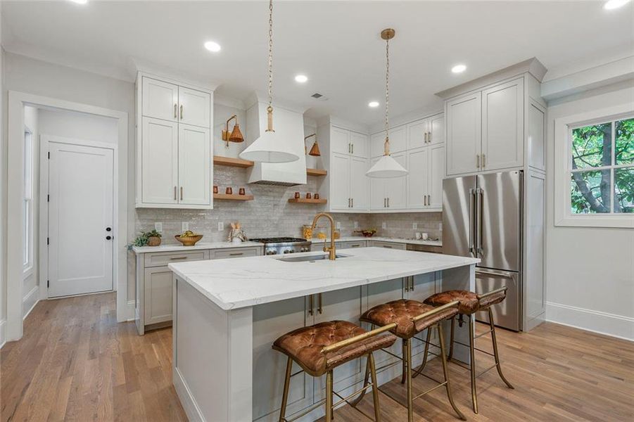 Furnished interior view inside a new home in , Atlanta (Image 6).