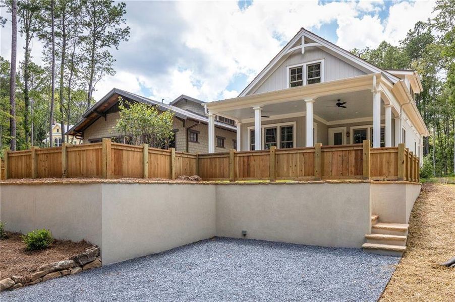 Front exterior of a new home in , Chattahoochee Hills, GA, highlighting curb appeal (Image 21). Front exterior of a new home in , Chattahoochee Hills, GA, highlighting curb appeal (Image 21).
