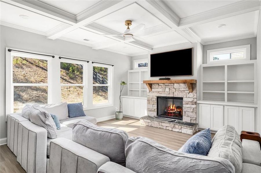 Furnished interior view inside a new home in , Dallas (Image 10).