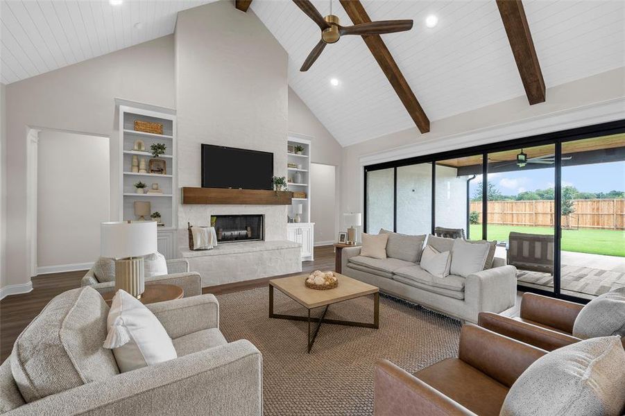 Furnished interior view inside a new home in , Woodway (Image 31).