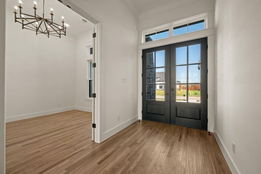 Spacious, unfurnished interior of a new home in NorthGlen, Haslet (Image 30). Spacious, unfurnished interior of a new home in NorthGlen, Haslet (Image 30).