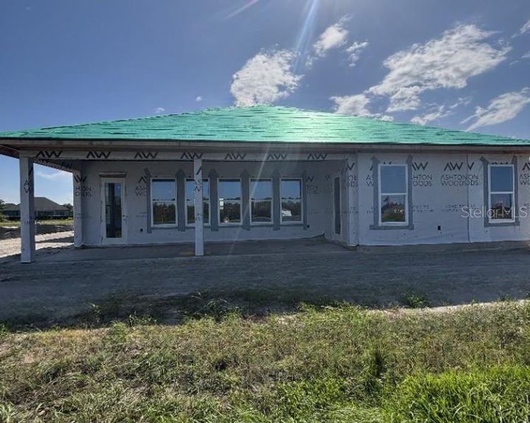 In-progress construction of a new home in Ardisia Park Estate, New Smyrna Beach, FL (Image 29).