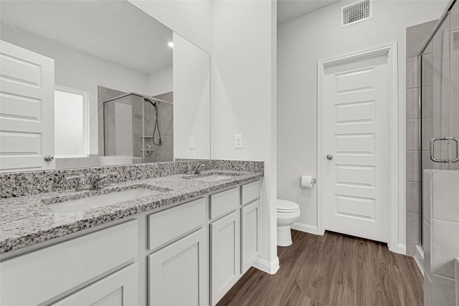 Furnished interior view inside a new home in River's Edge, Conroe (Image 13).