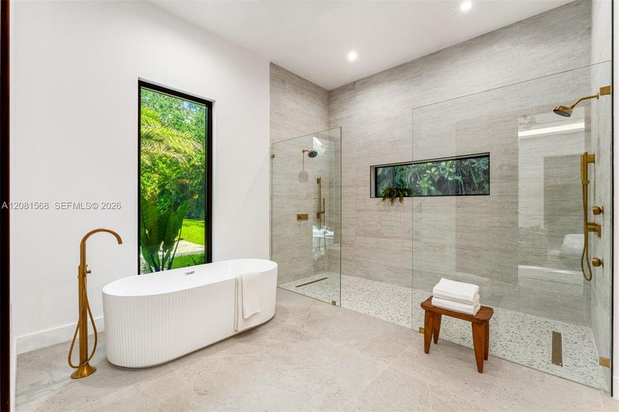 Furnished interior view inside a new home in , Miami (Image 17).