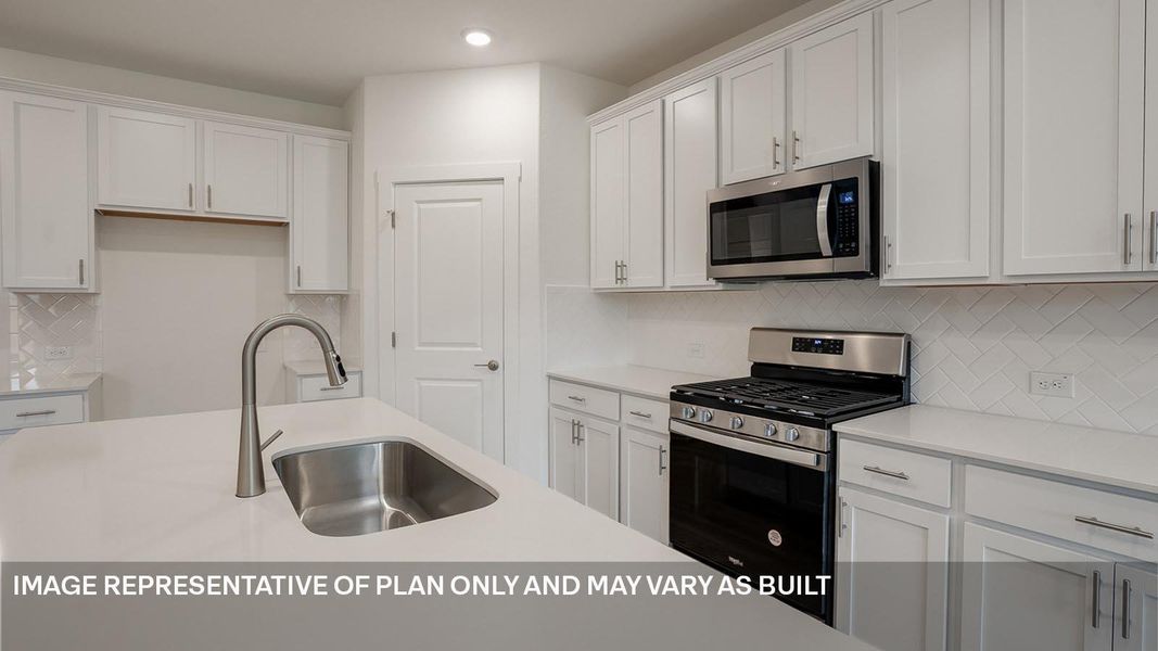 Furnished interior view inside a new home in Rosenbusch Ranch, Leander (Image 8).