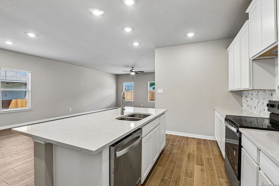 Furnished interior view inside a new home in Royal Crest, San Antonio (Image 19).