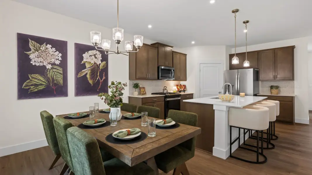 Furnished interior view inside a new home in Hawks Landing, Apison (Image 12).