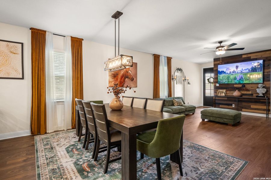 Furnished interior view inside a new home in Hightop Ridge, Converse (Image 13).