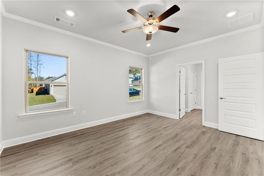 Spacious, unfurnished interior of a new home in Magnolia Villas, Cornelia (Image 29).