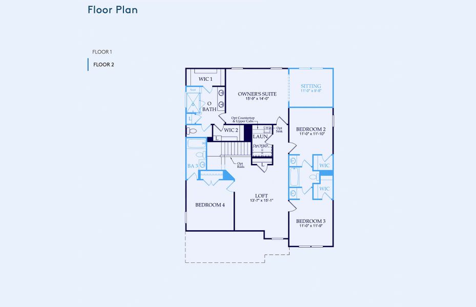 2D floor plan layout of this home in Cannon Run, Concord, NC (Image 5). 2D floor plan layout of this home in Cannon Run, Concord, NC (Image 5).