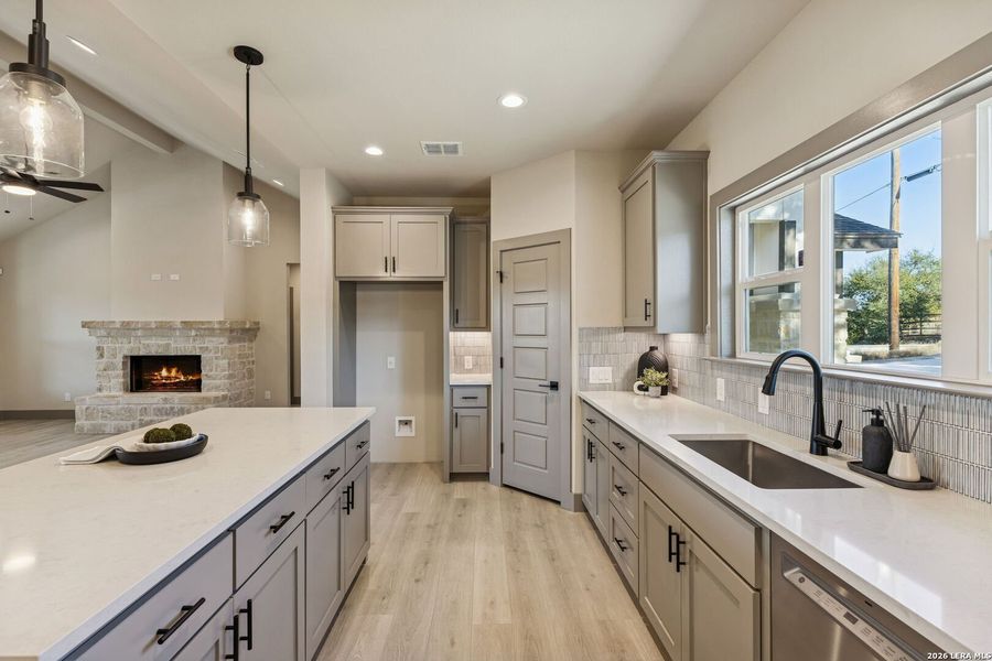 Furnished interior view inside a new home in , Fischer (Image 15).