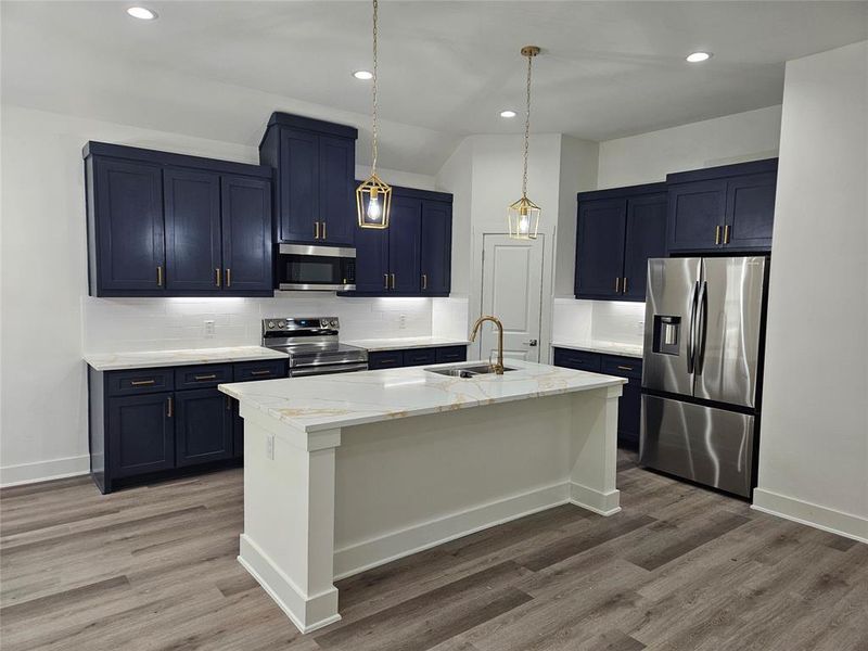 Furnished interior view inside a new home in , Azle (Image 3).