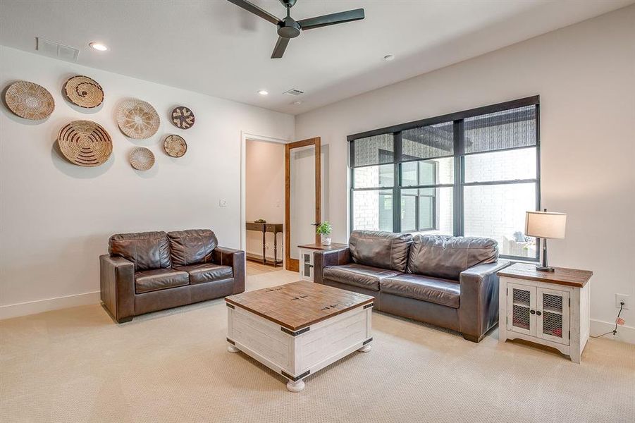 Furnished interior view inside a new home in , Aledo (Image 30).